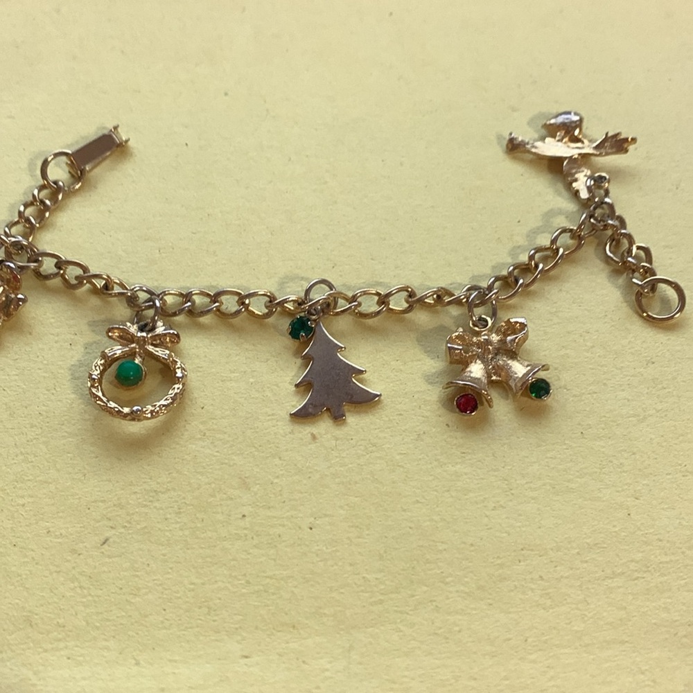 Christmas charm bracelet 6”*